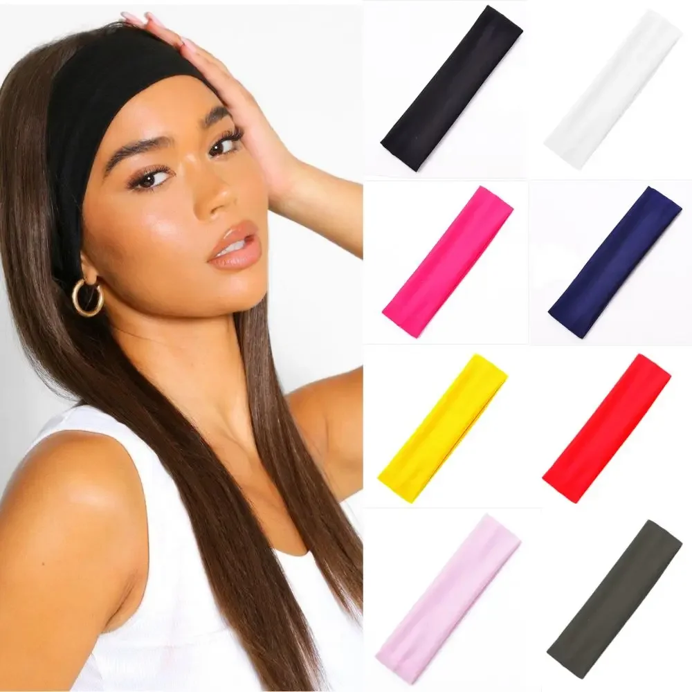 Men'S Yoga Accessories - Ikat Rambut Elastis Solid Pria Wanita