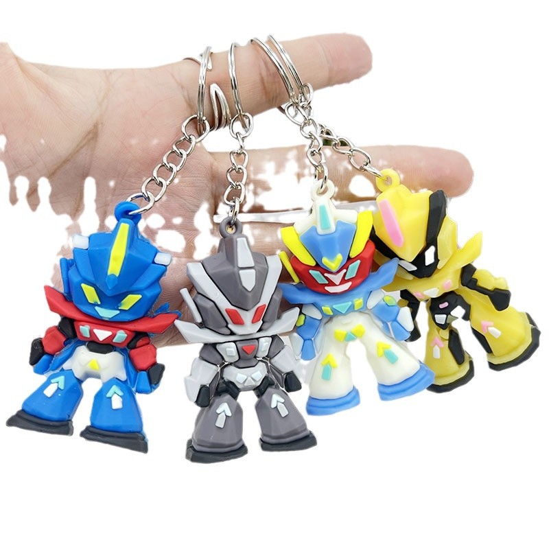 Men Accessories Bag - Gantungan Kunci Silikon Gundam, Gantungan Kunci