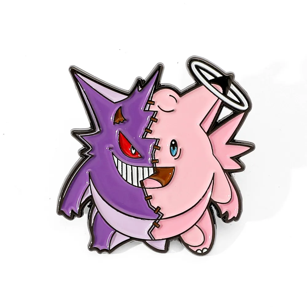 Lapel Pin Enamel - 1 Buah Bros Kartun Jigglypuff Pin