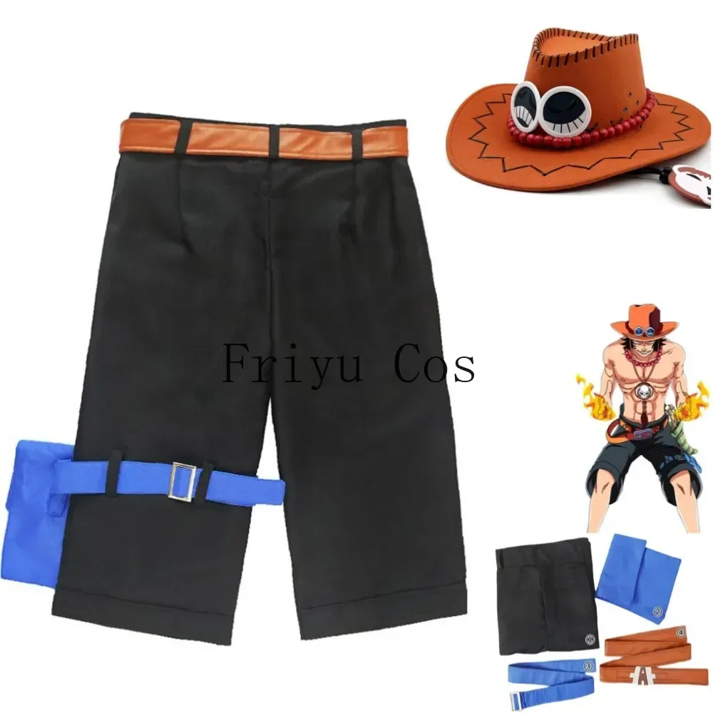 Men Accessories Hat - Kostum Cosplay Anime Portgas·D· Ace Bajak
