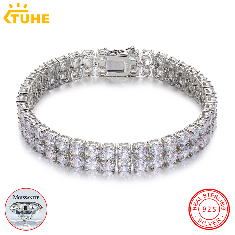 Men Accessories Gift Box - Gelang Tenis Dua Baris Moissanite TUHE