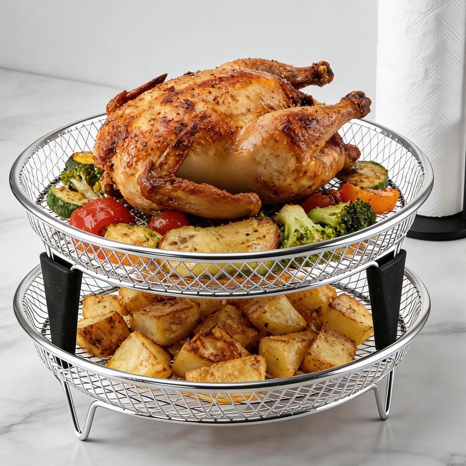 Men'S Accessories Tray - Aksesori Air Fryer Rak Penggorengan Udara