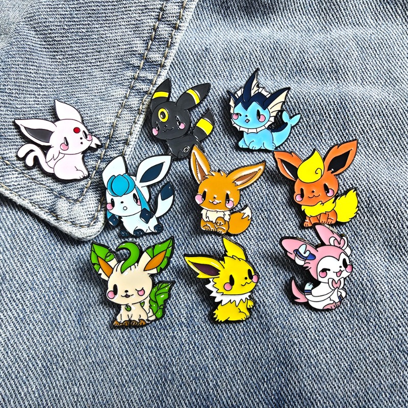 Lapel Pin Enamel - Set Bros Anime Elf 9 Pcs,