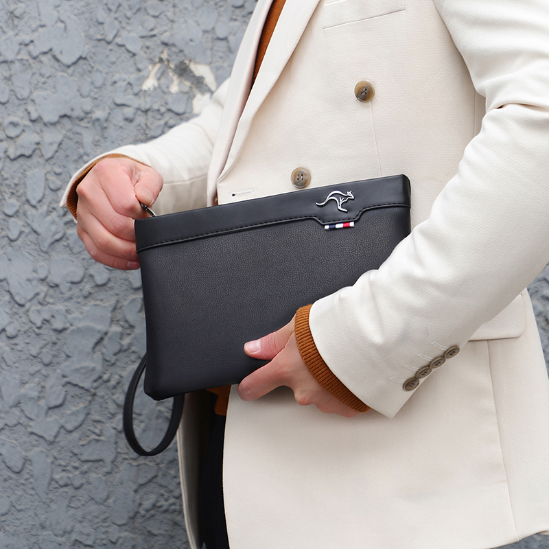 Men Accessories Box - Tas Tangan Pria Kulit PU Tas