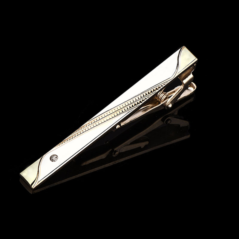 Men Accessories Silver - 1 Buah Penjepit Dasi Pria Warna