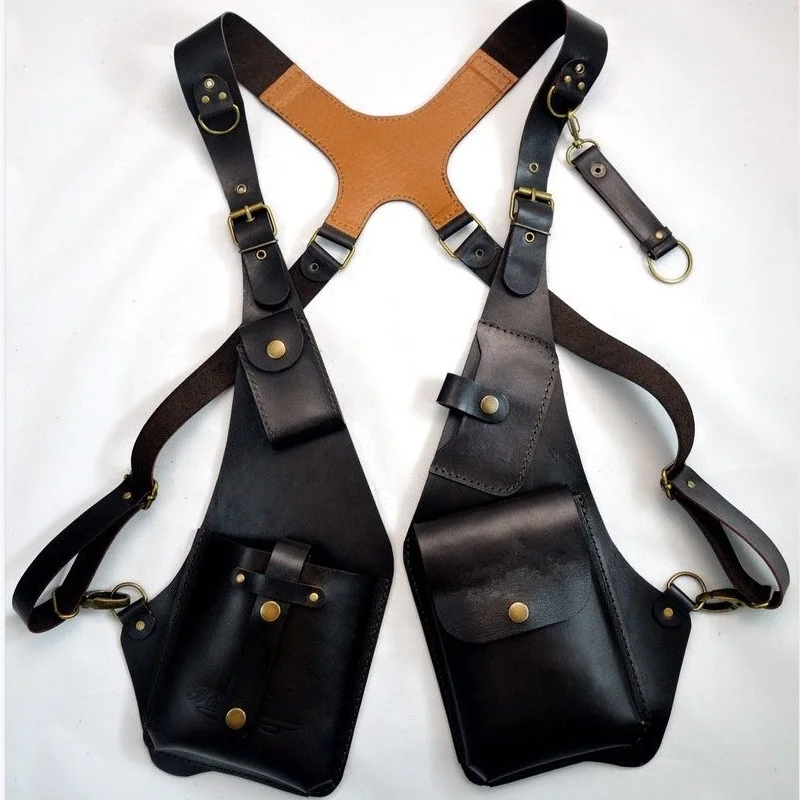 Men Accessories Box - Pria Wanita Steampunk Vintage kulit PU