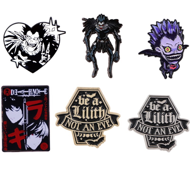 Lapel Pin Enamel - Pin Enamel Kartun Monster Setan Gelap