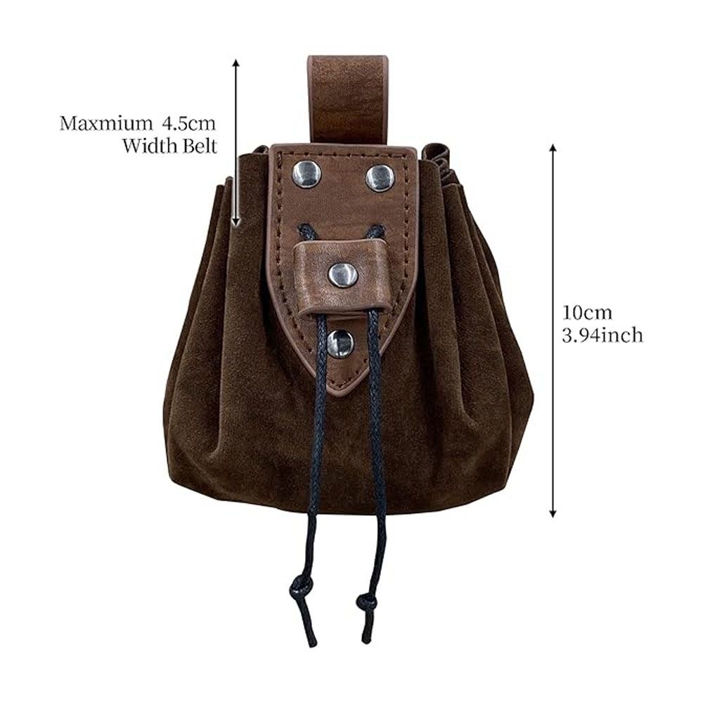 Tas Pinggang Kulit Gaya Viking - Men Accessories Bag ulasan dan harga
