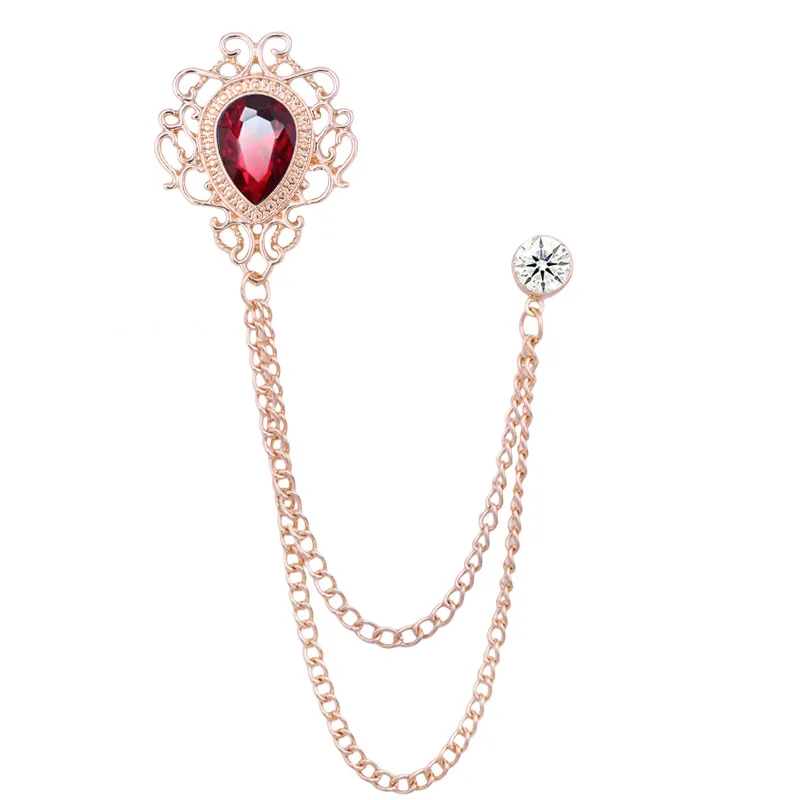 Pin Kerah Kristal Berlian Imit - Men'S Accessories Jewelry ulasan dan harga