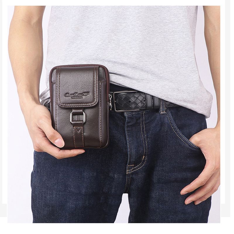 Tas selempang kulit asli pria, - Men Accessories Box ulasan dan harga