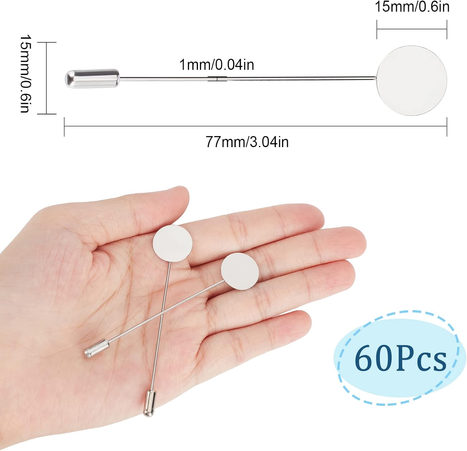 1 kotak 60 buah nampan bundar  - Men'S Accessories Tray ulasan dan harga