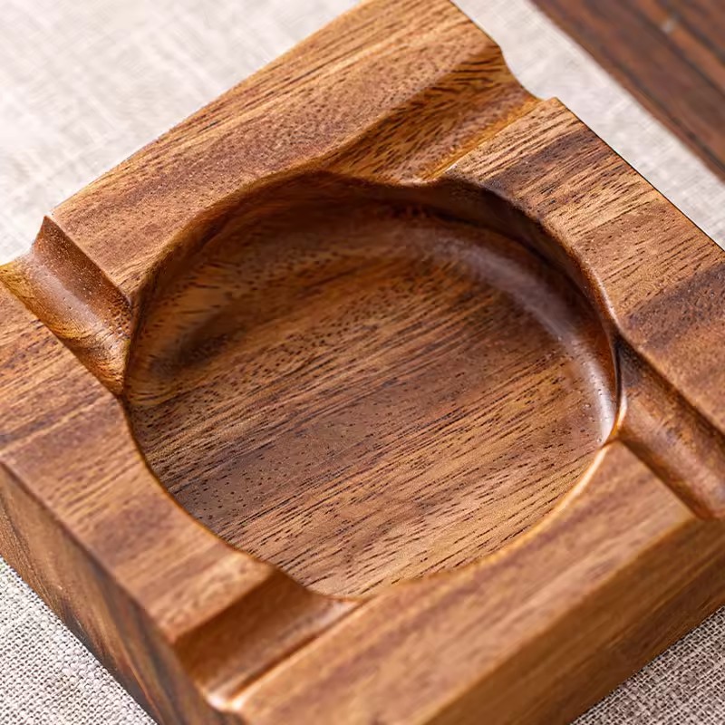 1 Buah Asbak Cerutu Kayu Solid - Men'S Accessories Tray ulasan dan harga