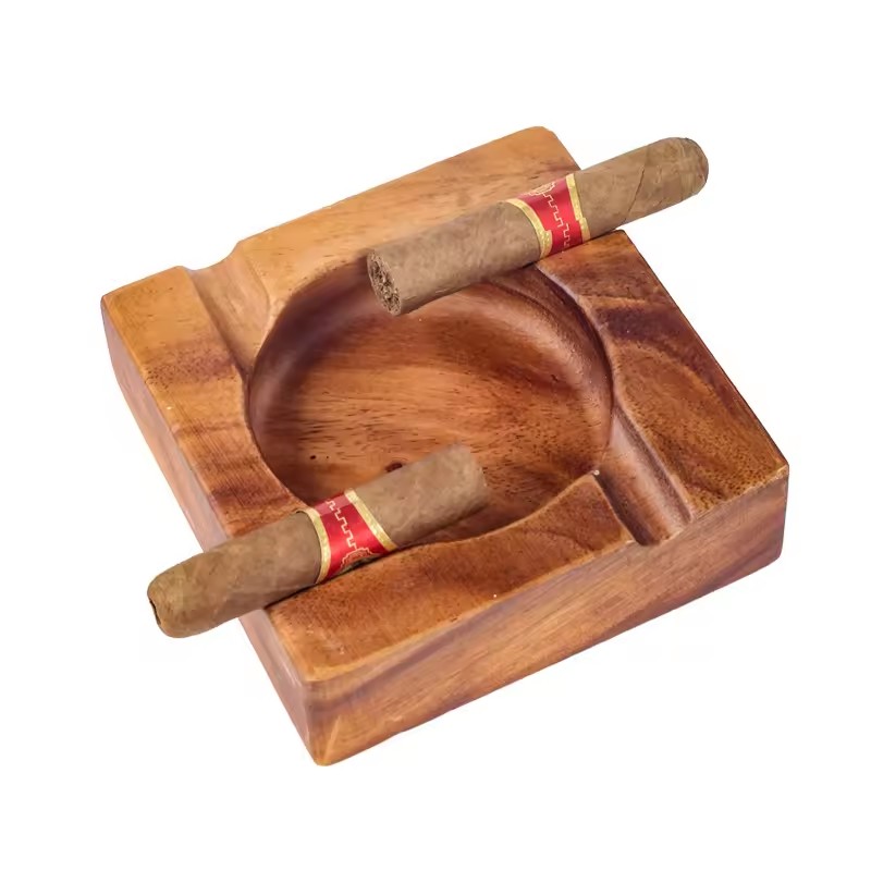 1 Buah Asbak Cerutu Kayu Solid - Men'S Accessories Tray ulasan dan harga