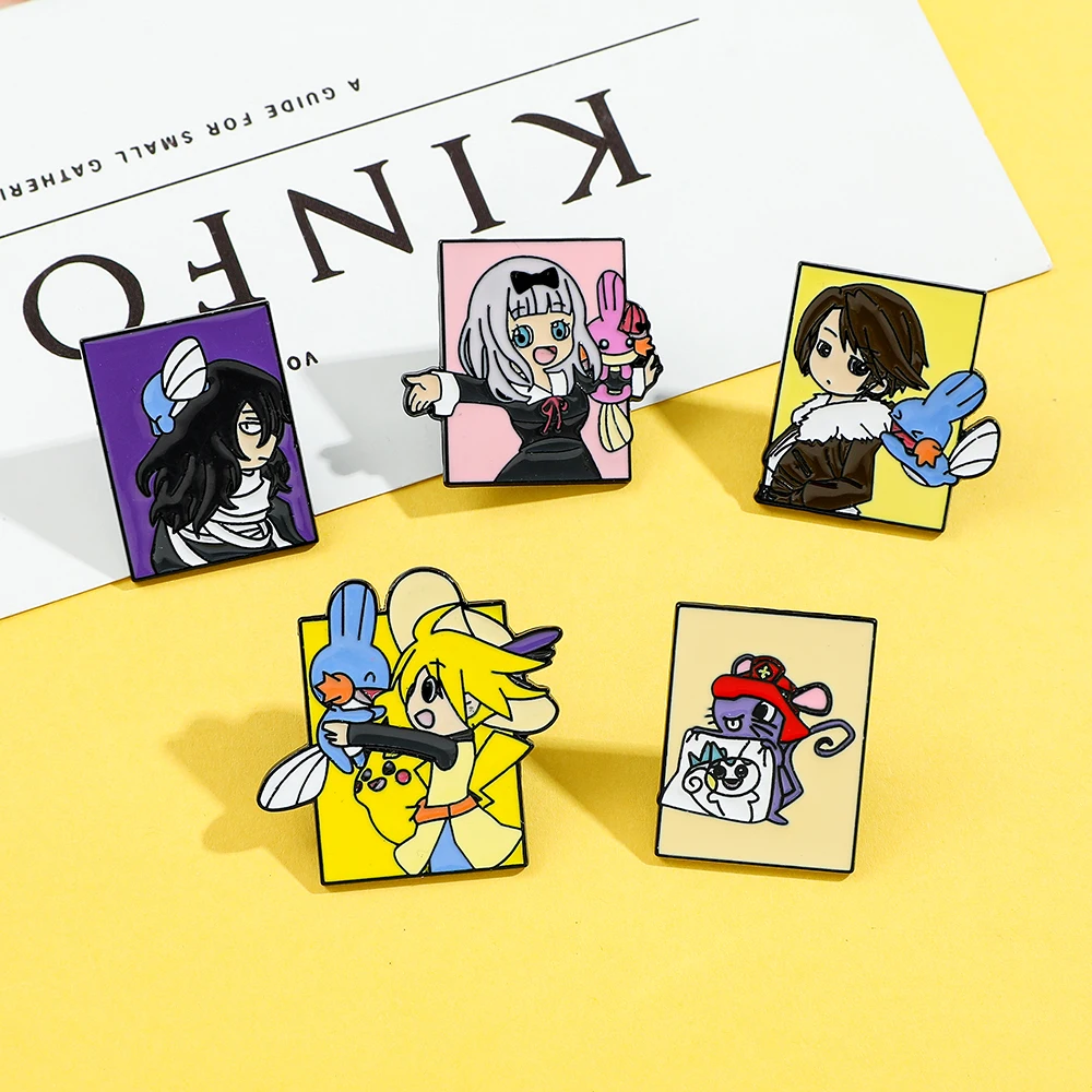 5 Pcs Bros Karakter Anime Poké - Lapel Pin Enamel ulasan dan harga