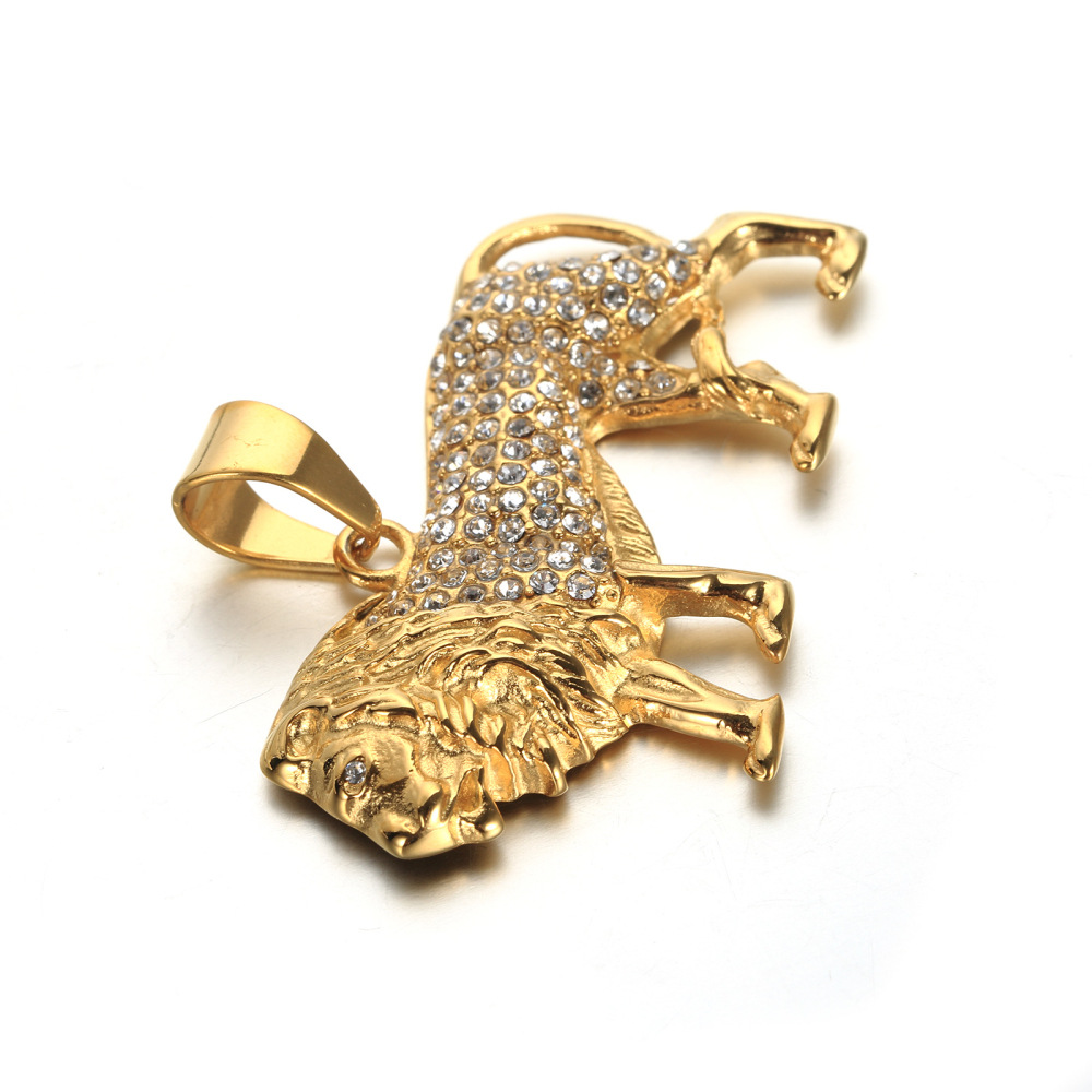 Kalung Lion Pendant Hip-Hop Be - Men Accessories Singapore ulasan dan harga