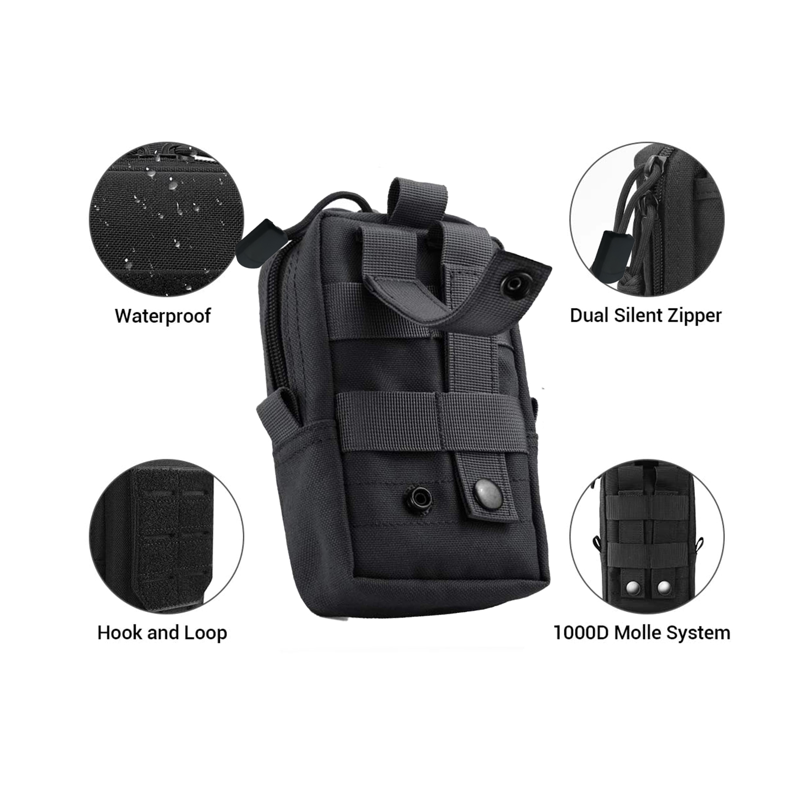 Tas pinggang kantong Molle Tak - Men Accessories Bag ulasan dan harga