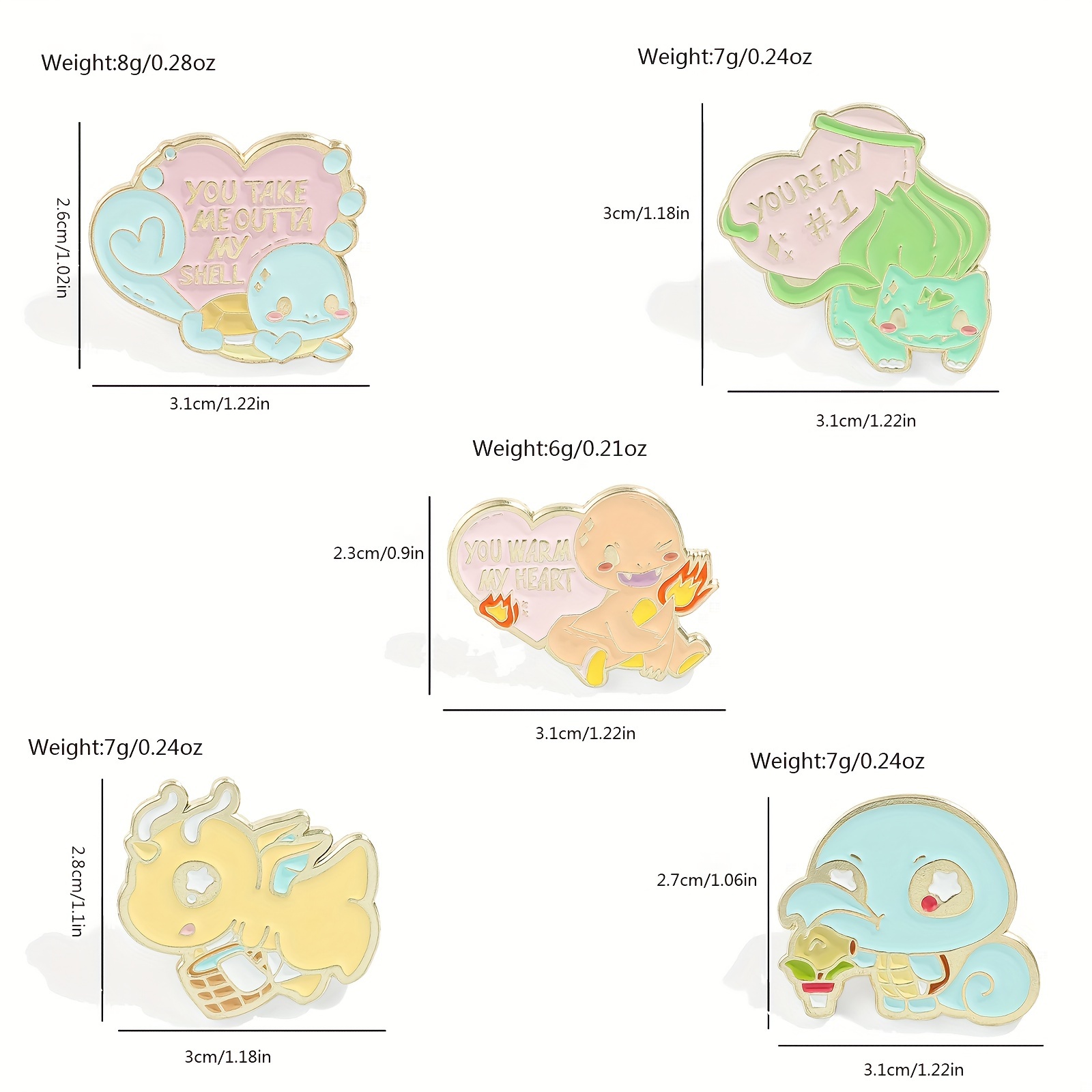 5 Buah Bros Anime Lucu Bulbasa - Lapel Pin Enamel ulasan dan harga