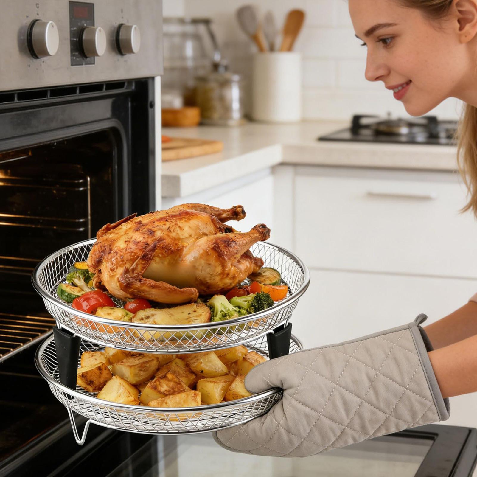 Aksesori Air Fryer Rak Penggor - Men'S Accessories Tray ulasan dan harga