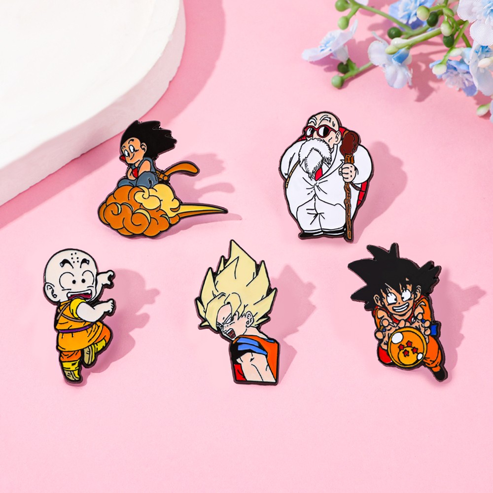 5 Pcs Bros Anime Klasik Popule - Lapel Pin Enamel ulasan dan harga