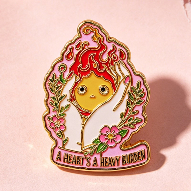 HATI ADALAH BEBAN BERAT Pin En - Lapel Pin Enamel ulasan dan harga