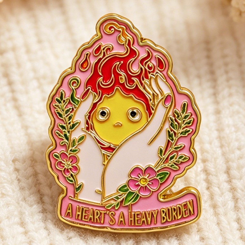 HATI ADALAH BEBAN BERAT Pin En - Lapel Pin Enamel ulasan dan harga