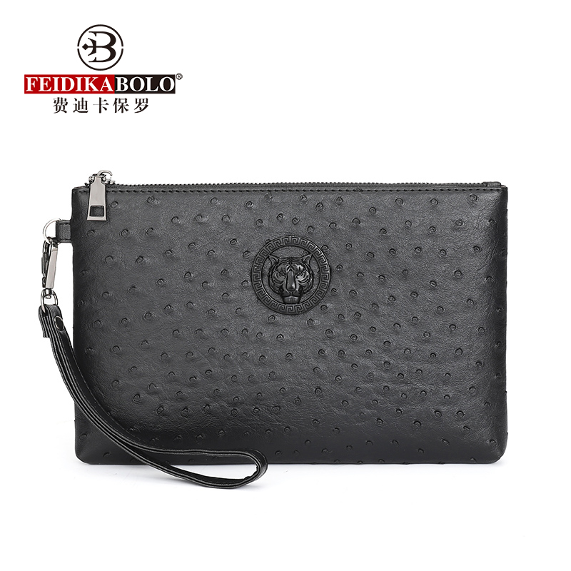 Tas genggam pria desain kepala - Men Accessories Box ulasan dan harga