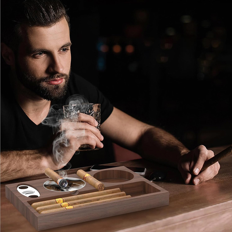 Asbak rokok baru dengan ciar C - Men'S Accessories Tray ulasan dan harga