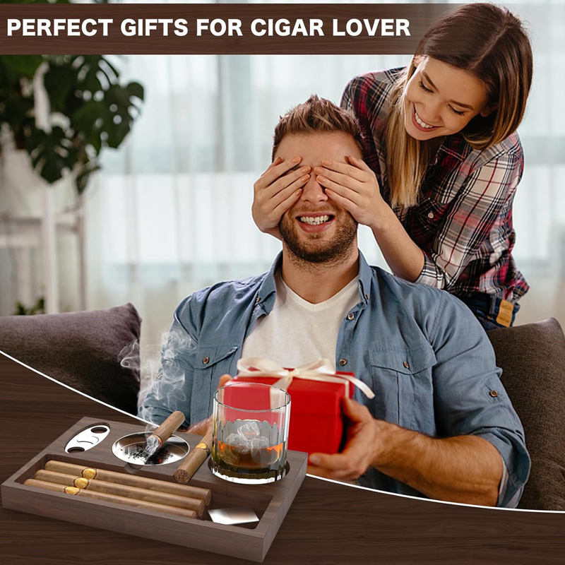 Asbak rokok baru dengan ciar C - Men'S Accessories Tray ulasan dan harga