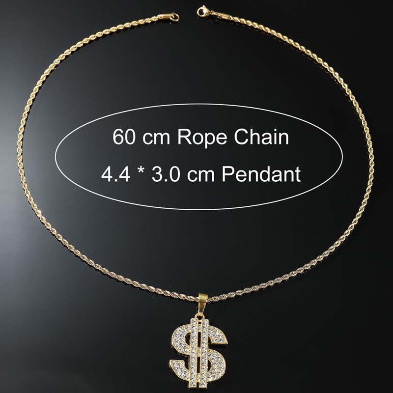 Kalung tanda Dollar 80s 90s ko - Men Accessories Singapore ulasan dan harga