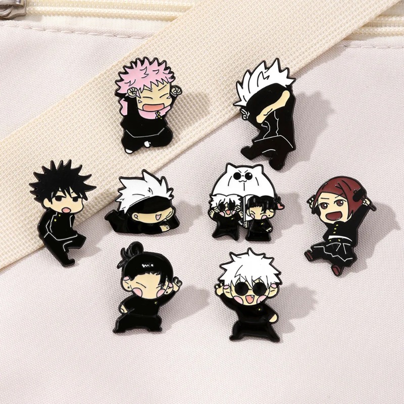 8pcs Set Pin Enamel Anime Itad - Lapel Pin Enamel ulasan dan harga