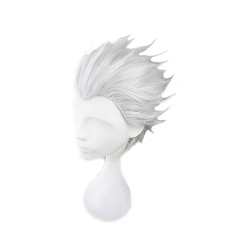Vergil Cosplay Wig Pendek Abu- - Men Accessories Silver ulasan dan harga