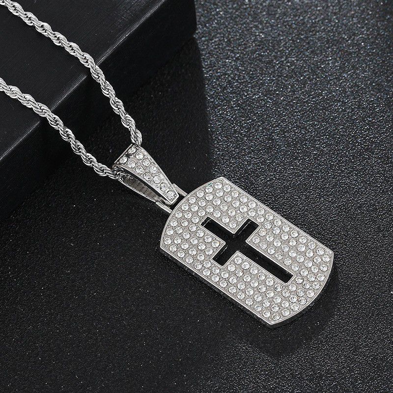 Kalung Liontin Kepribadian Hip - Men Accessories Singapore ulasan dan harga